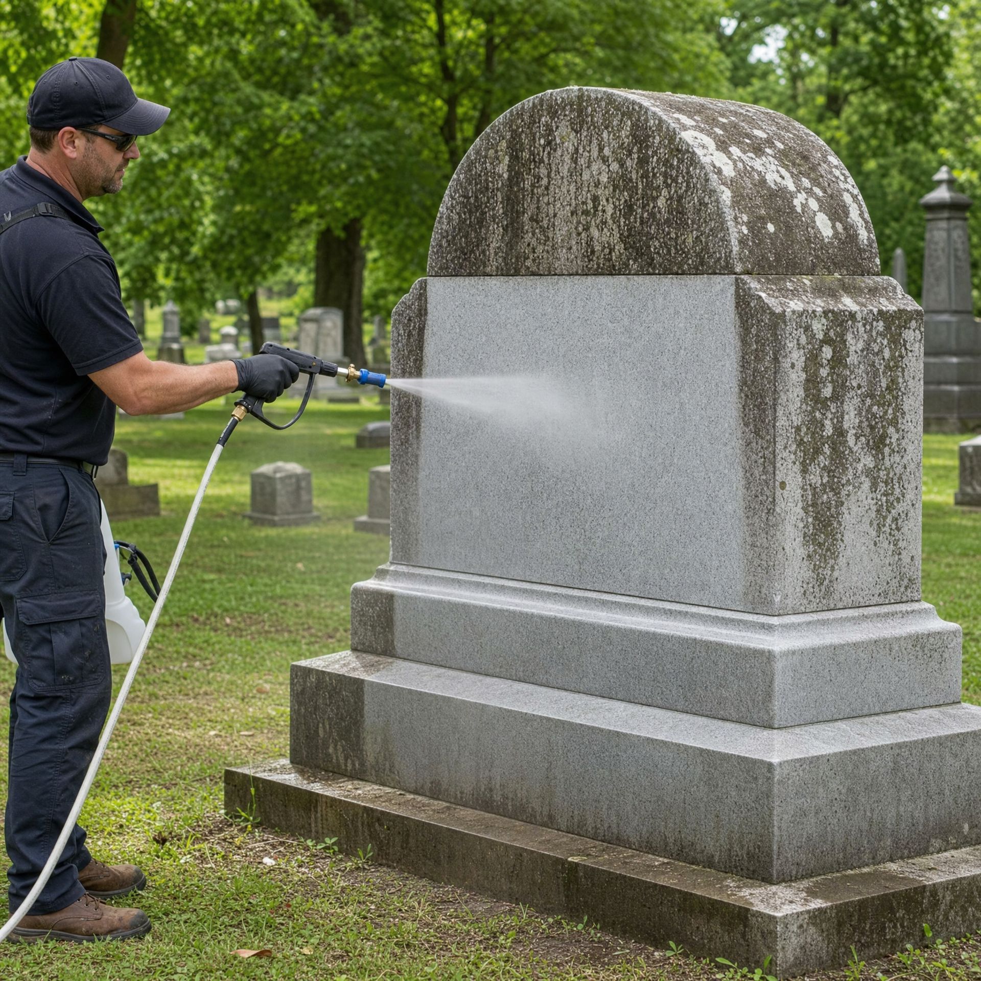 Gravestone cleaning Stone Mountain GA